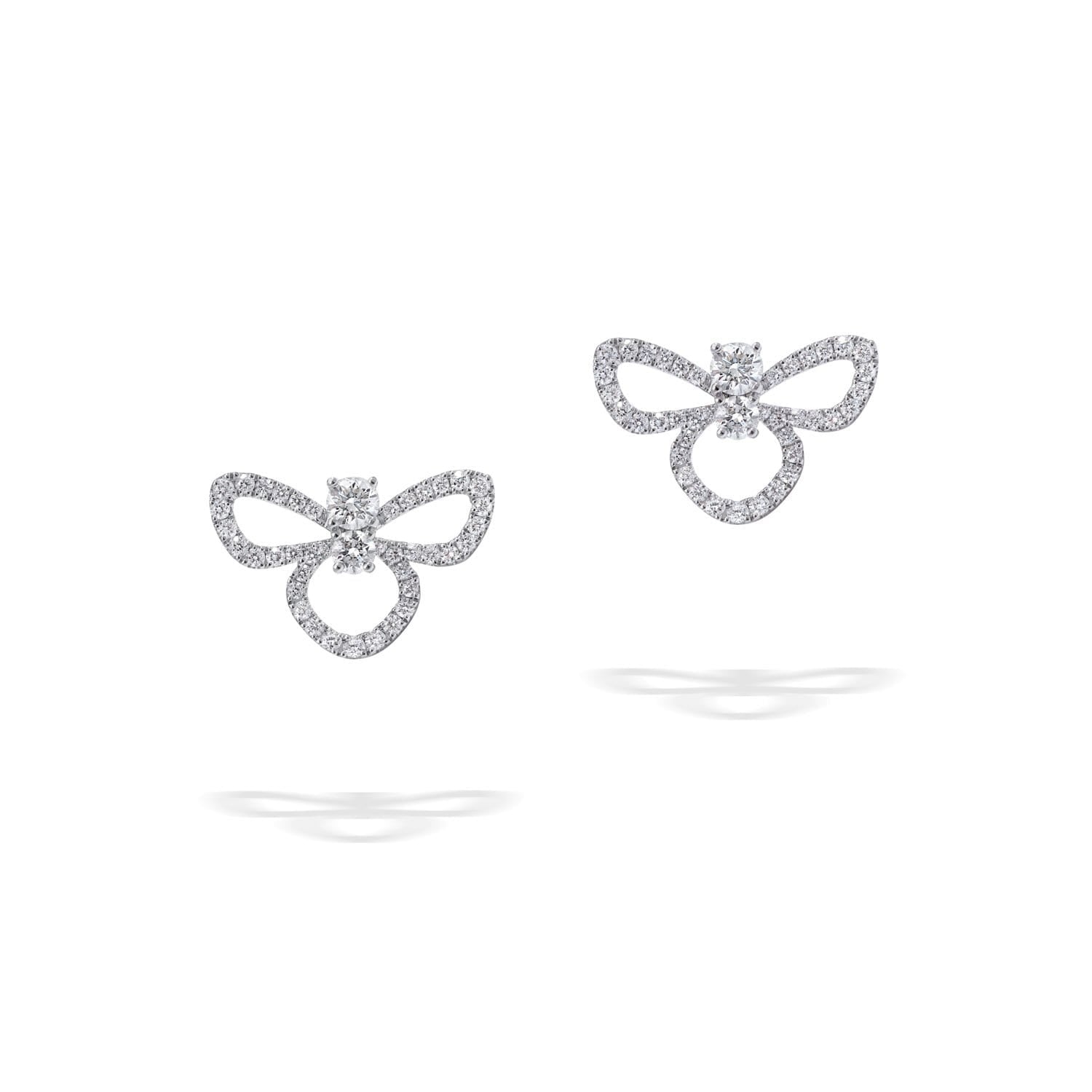 Bee Earrings with Diamonds