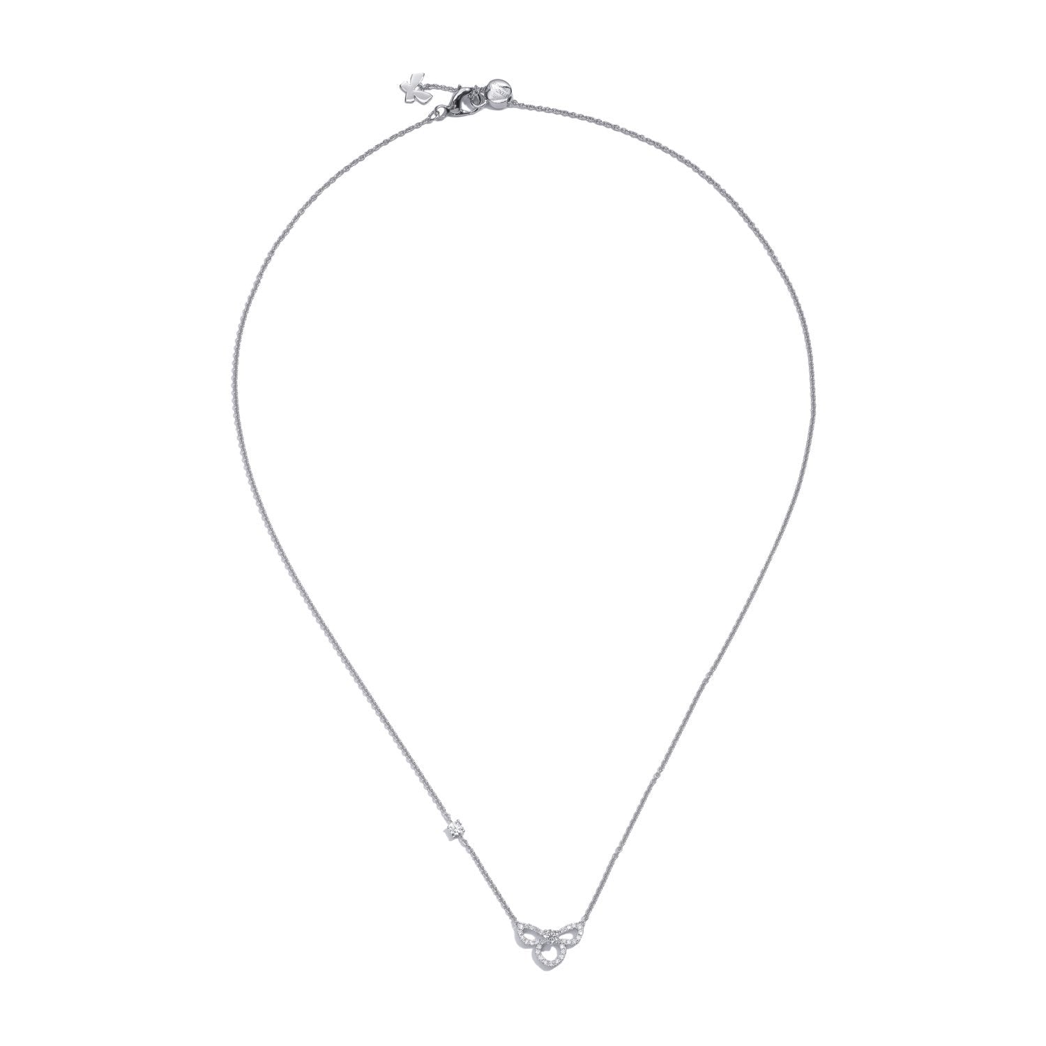 小蜜蜂镶钻项链