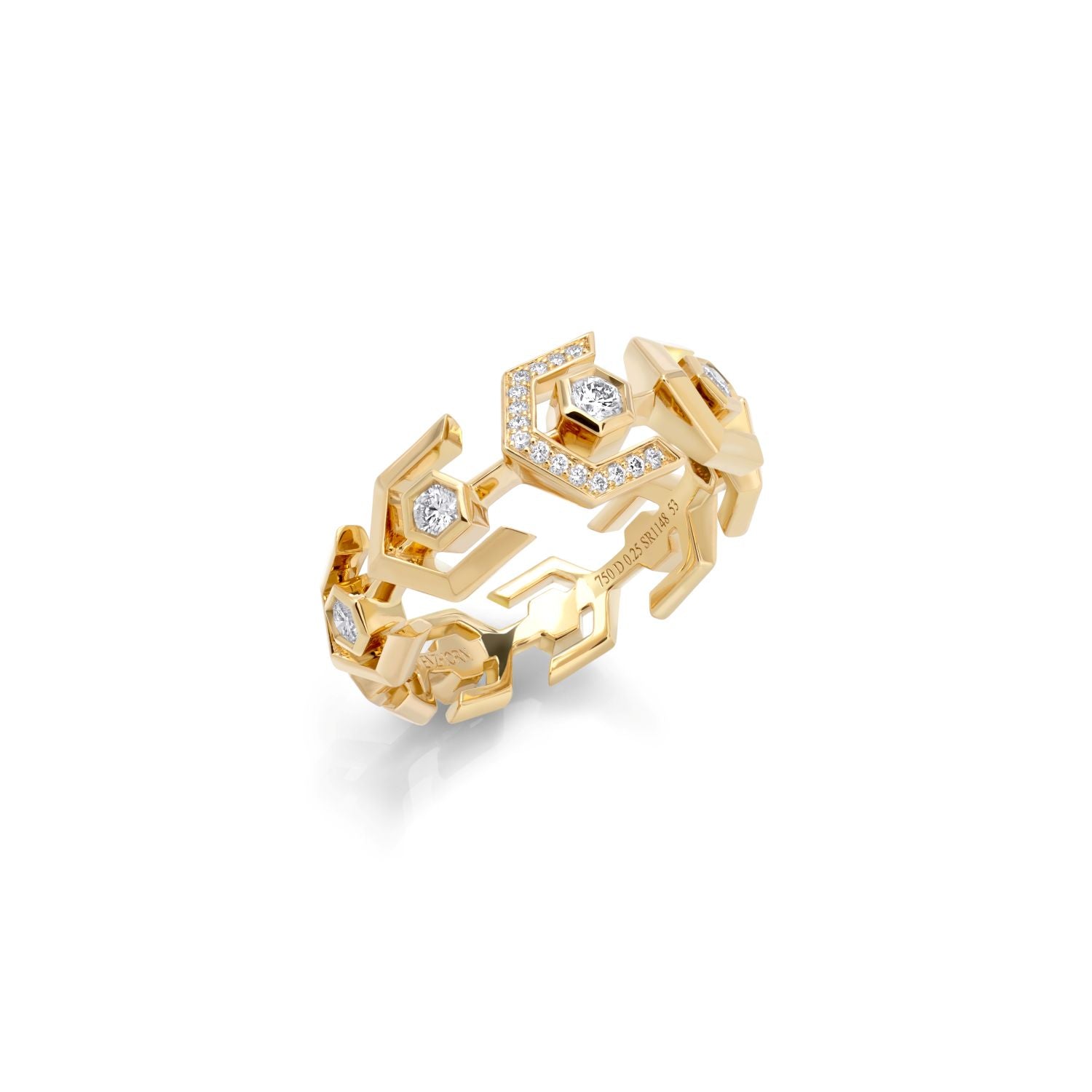 Diamond Link Ring