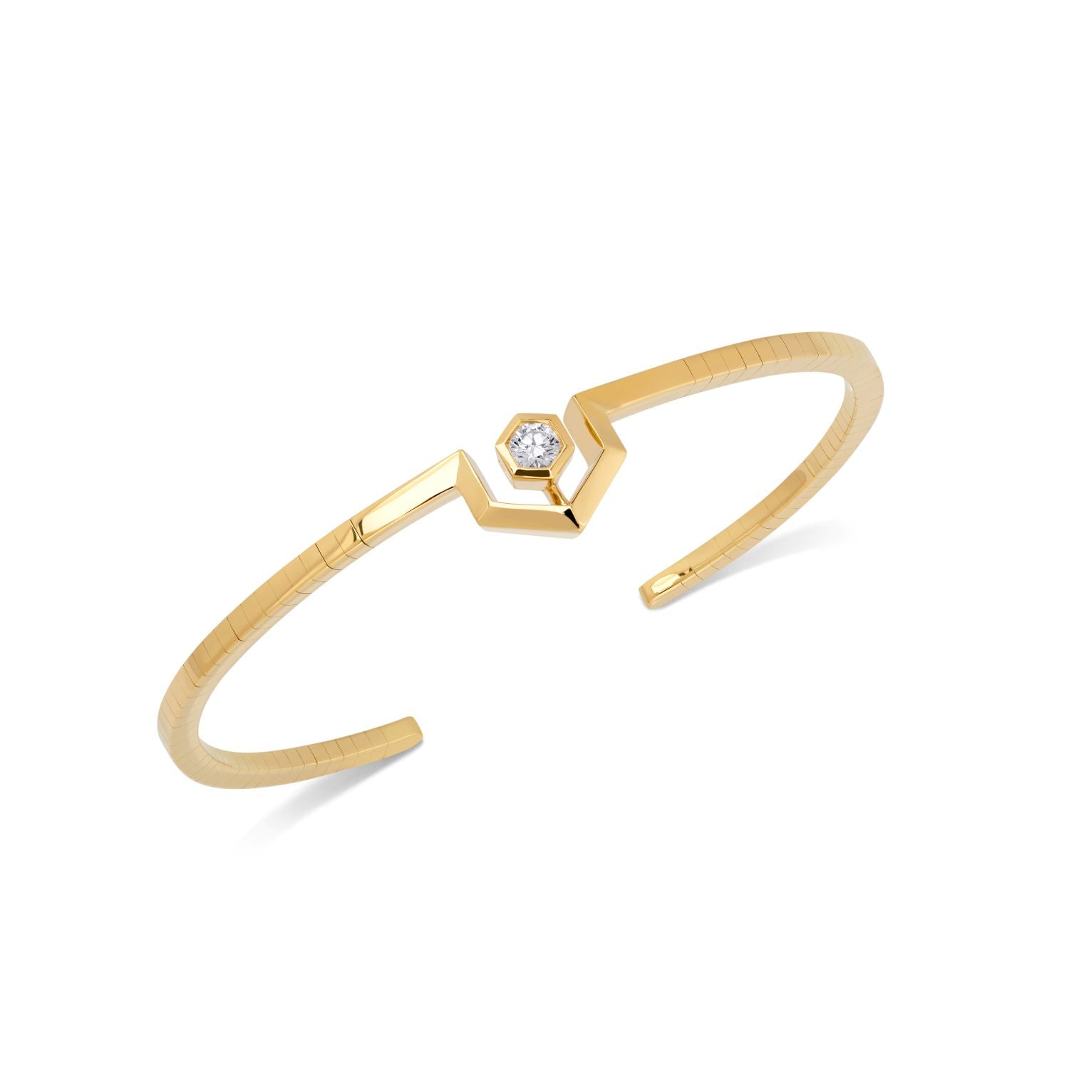Flexibler Diamant Stern-Armreif