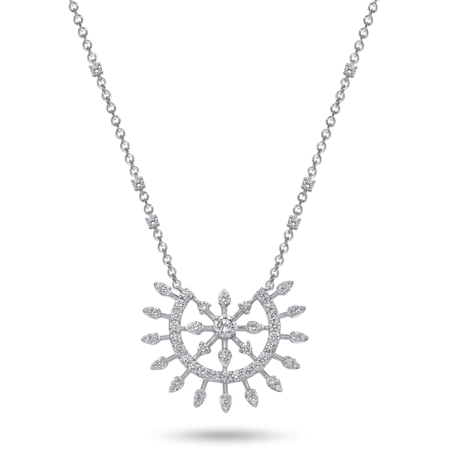Sunset Diamond Necklace