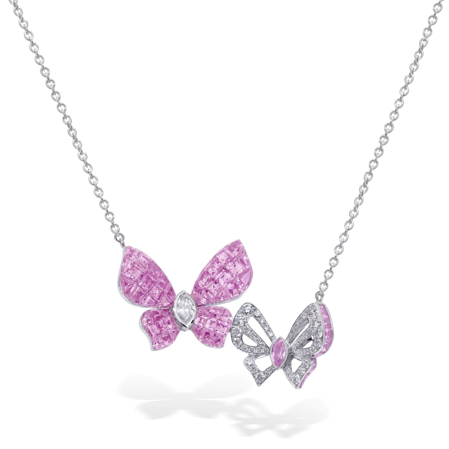 MEET CUTE Pink Sapphire Necklace