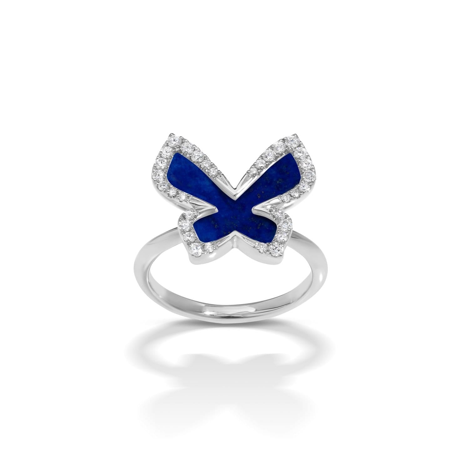 PICCOLE SONATE Schmetterlings Ring mit Lapislazuli