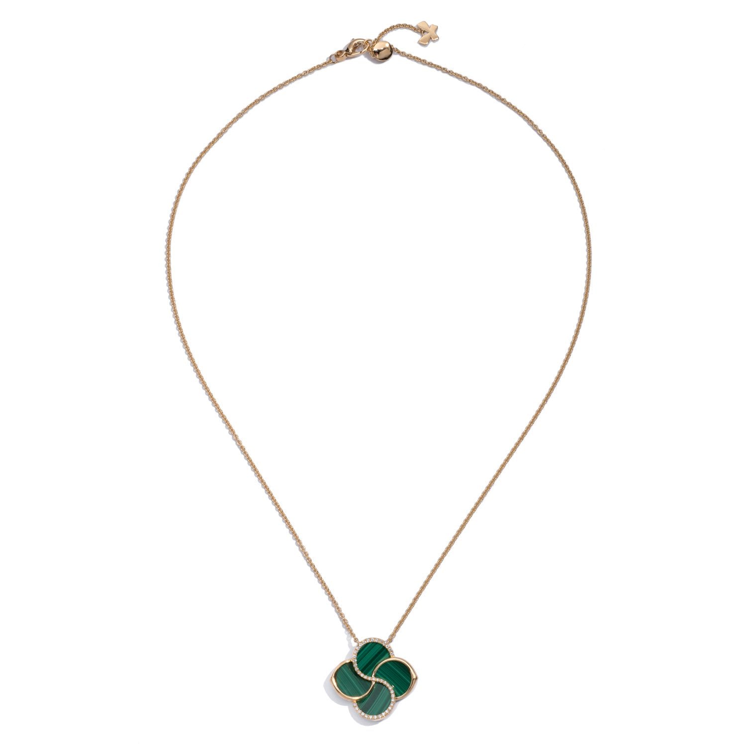 FLUMINA Necklace with Malachite