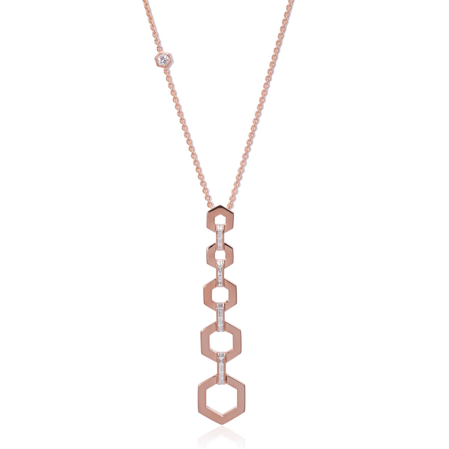 HONEY HONEY Rose Gold Long Pendant